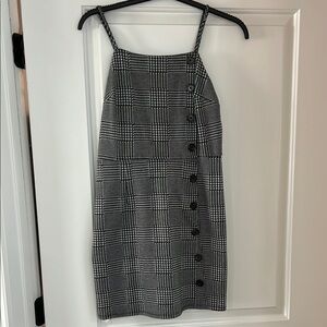 Wild Fable Monochrome Houndstooth Dress